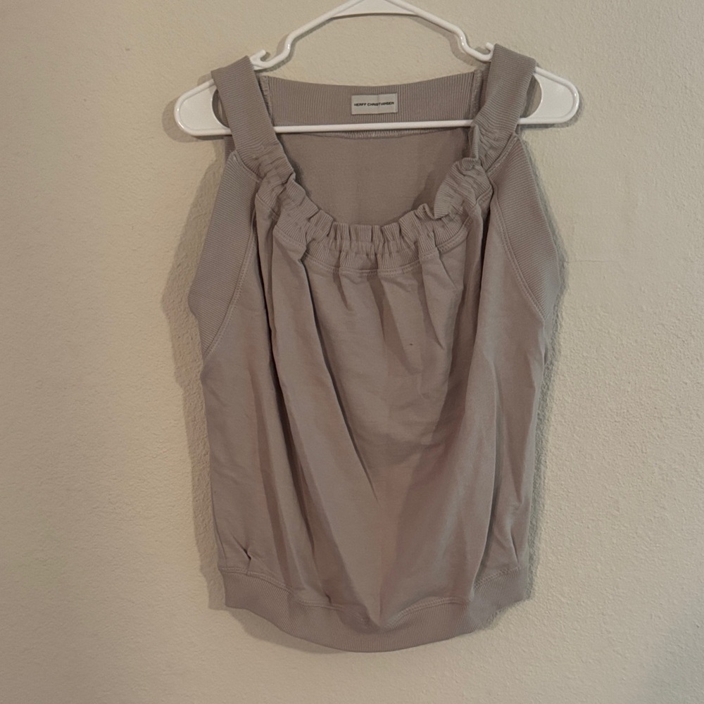 Chic Beige Women's Tank Top